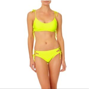NWOT bright yellow bikini